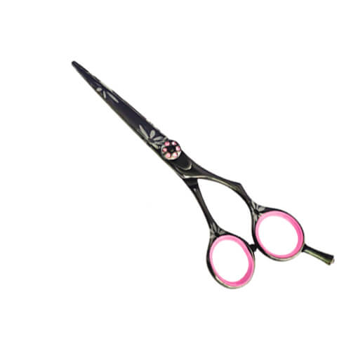 Barber Scissors Titanium Finish Trimer Beauty